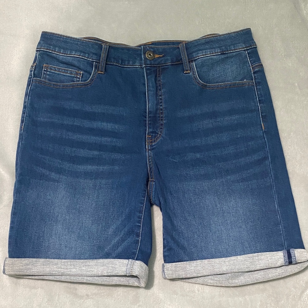 Dark Blue Jean Shorts